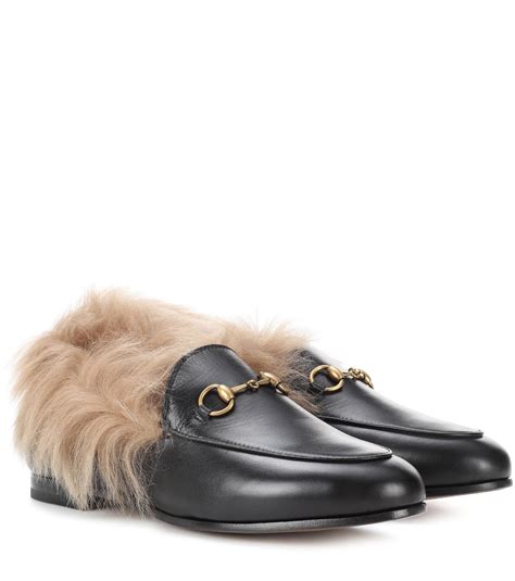 gucci loafer on feet|gucci fur loafers women's.